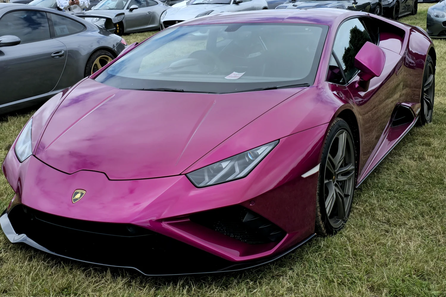 The same car, washed